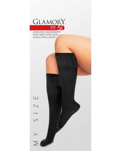 Glamory Fit 50 Extraweite Microfaser Kniestrümpfe